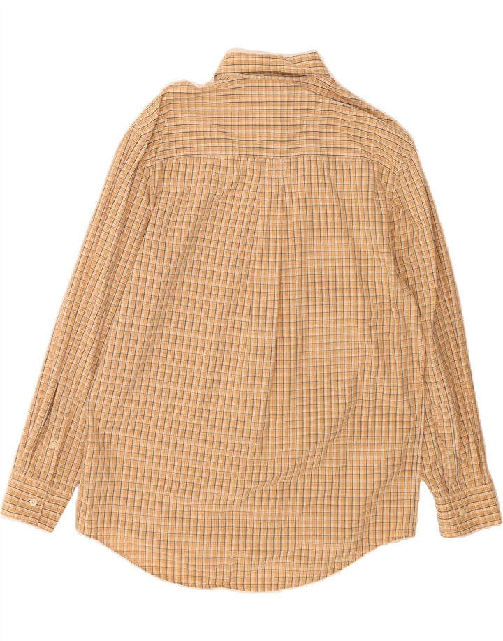 TIMBERLAND Mens Shirt Medium Beige Check Cotton Vintage Timberland and Second-Hand Timberland from Messina Hembry 