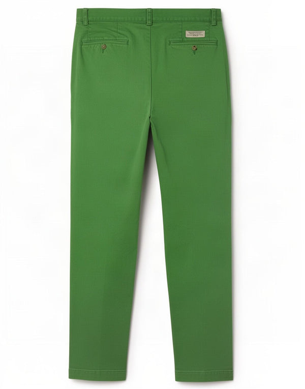 Мужские узкие брюки-чиносы Polo Ralph Lauren W32 L32, зеленый хлопок