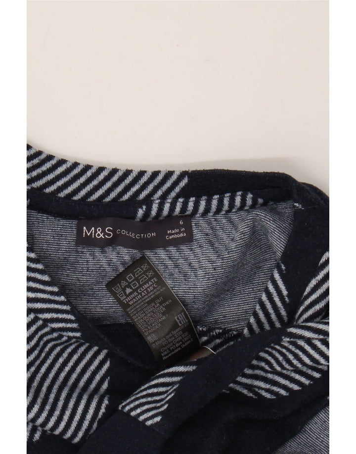 Женский джемпер с круглым вырезом MARKS & SPENCER, Великобритания, 6, маленький, темно-синий