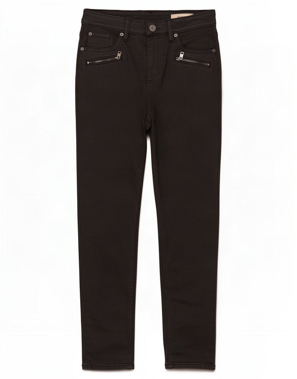 Женские укороченные джинсы скинни Marks & Spencer UK 12 Medium W28 L25 Черные вискозы