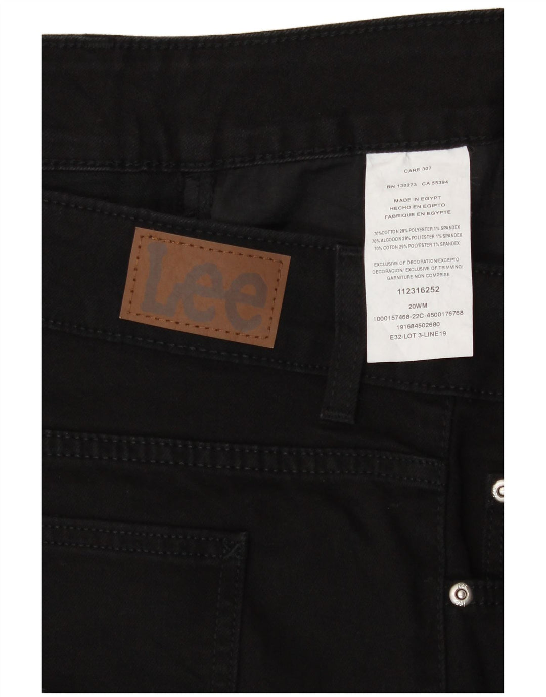 Lee женские капри со средней посадкой стандартного кроя США 20 3XL W40 L22 черные