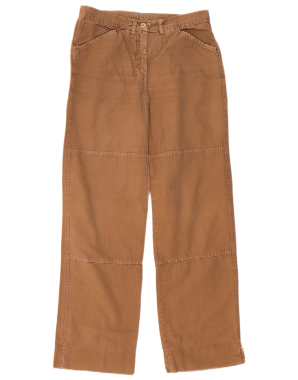 Женские прямые повседневные брюки MURPHY & NYE W29 L29, бежевый хлопок