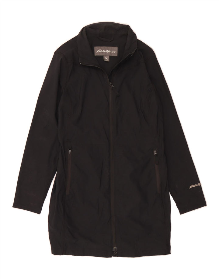 EDDIE BAUER Womens Overcoat UK 10 Small Black Nylon Vintage Eddie Bauer and Second-Hand Eddie Bauer from Messina Hembry 