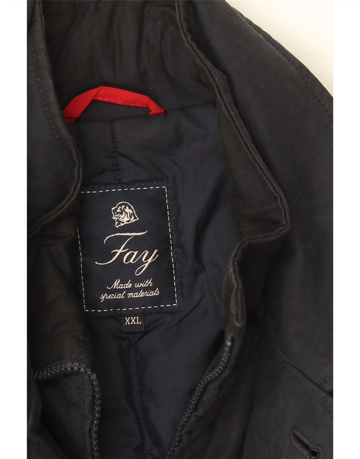 Мужское пальто Fay UK 44 2XL темно-синее