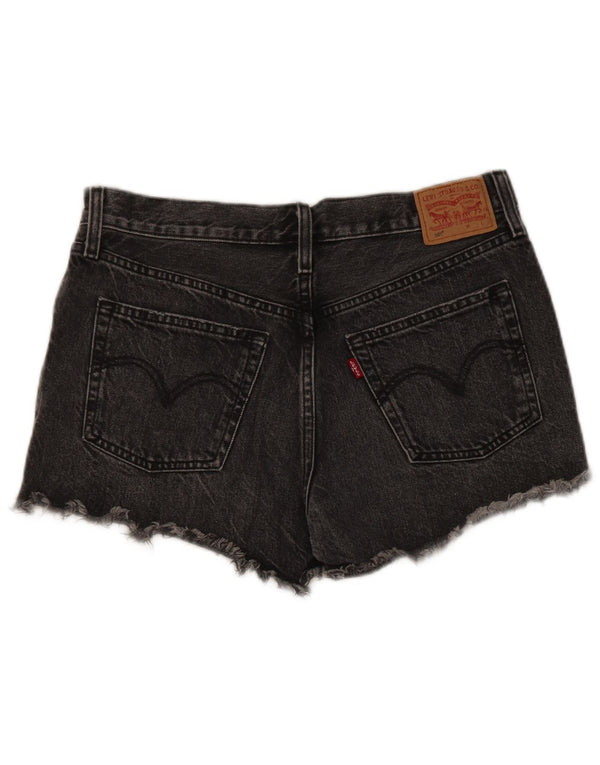 Levi's Womens 501 Denim Shorts W29 Medium Grey Cotton