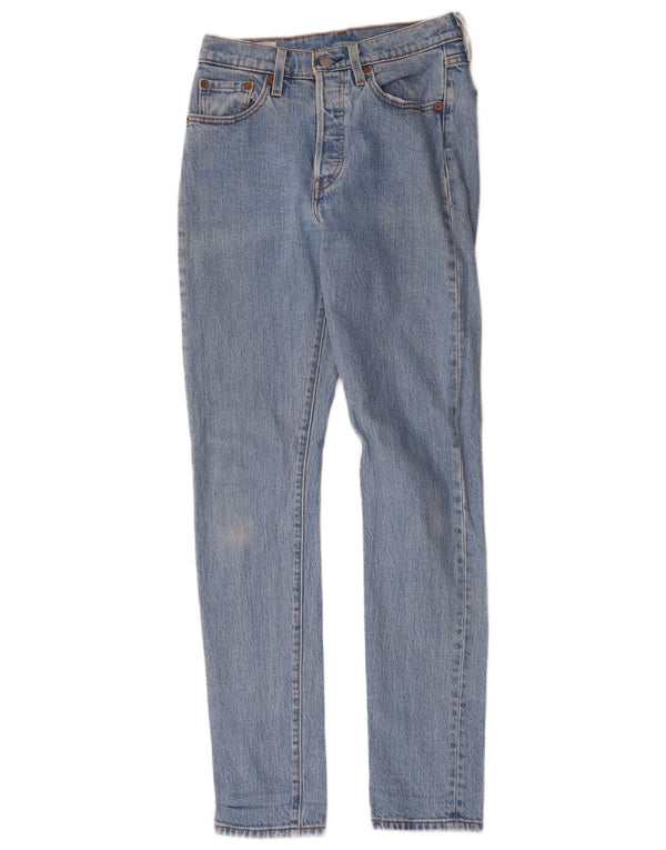 Женские узкие джинсы Levi's 501 W25 L32 синие, хлопок