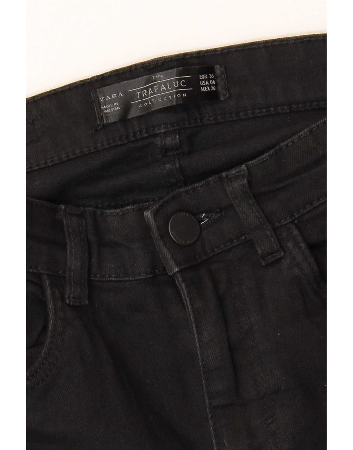 Женские джинсы Bootcut Zara EU 36 XS W26 L34 черные