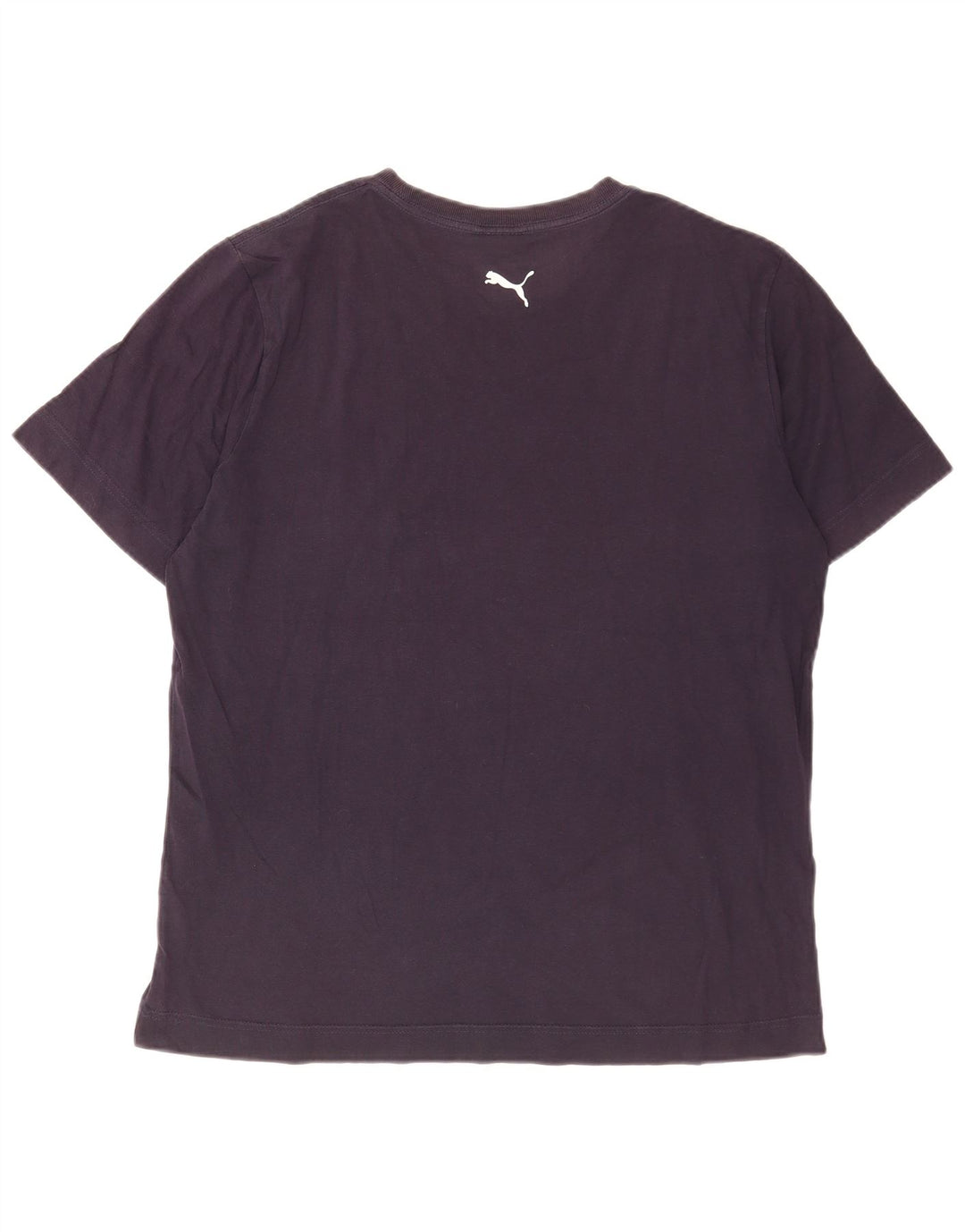 Мужская футболка с рисунком Puma, большая, темно-синяя