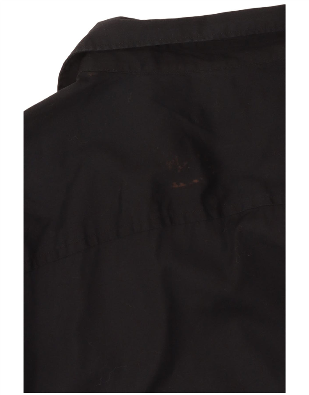 CALVIN KLEIN Мужская рубашка среднего размера из хлопка черного цвета