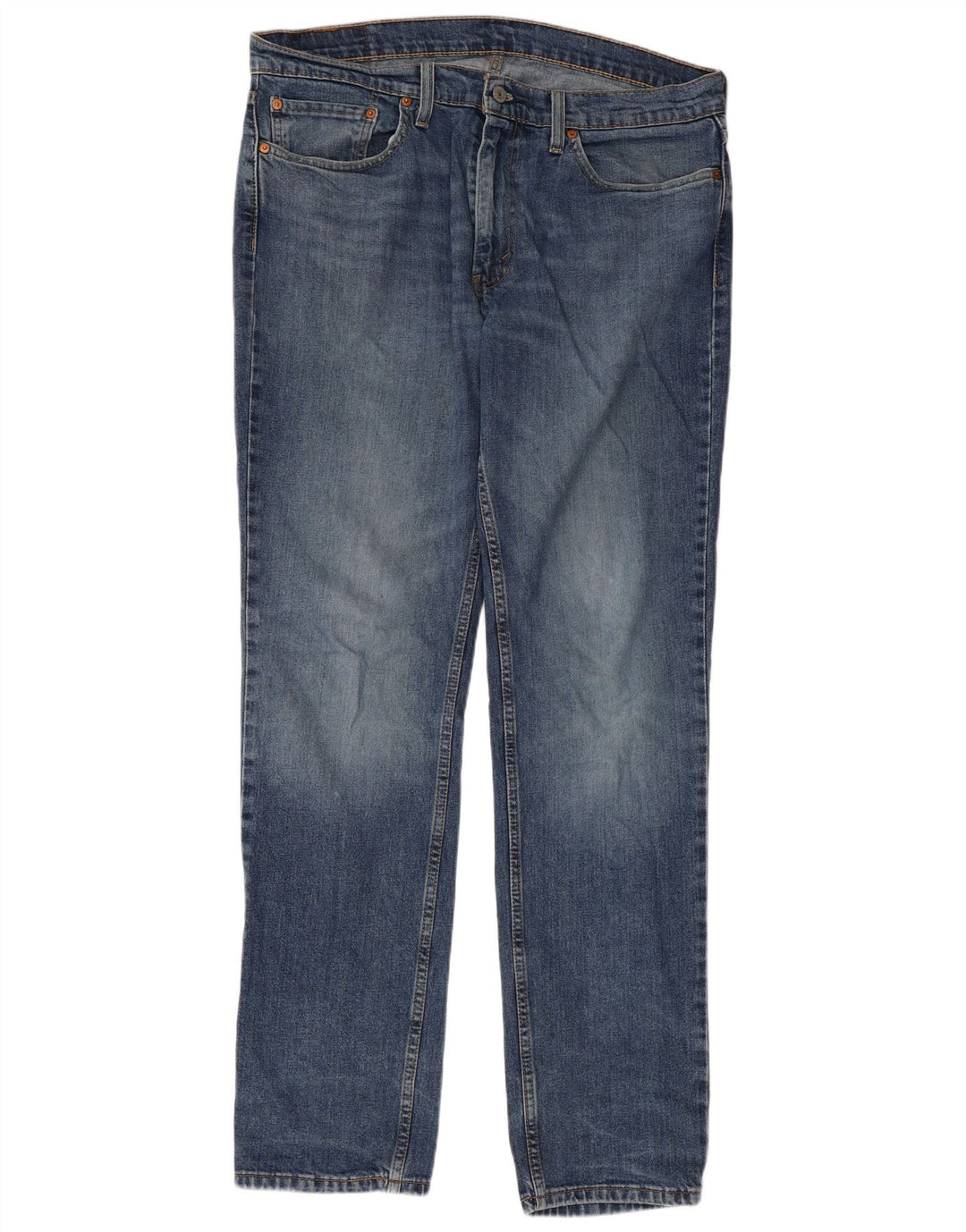 Мужские узкие джинсы LEVI'S W36 L34 синие, хлопок