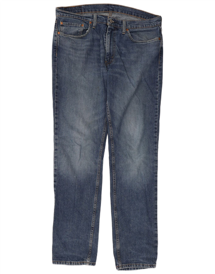 Мужские узкие джинсы LEVI'S W36 L34 синие, хлопок
