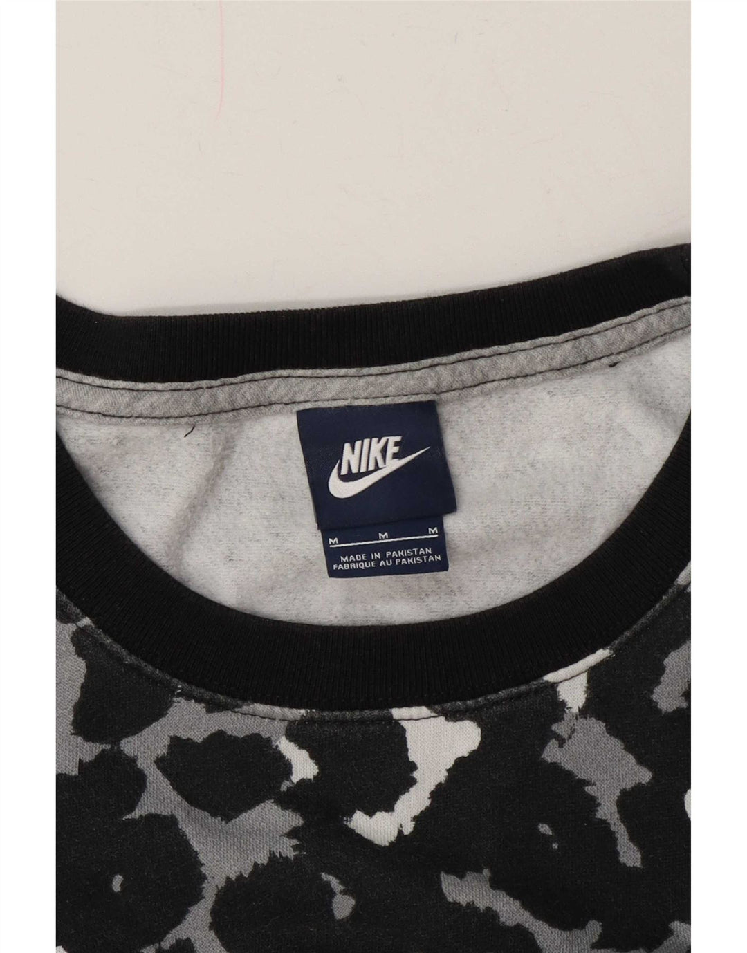Женский свитер Nike UK 14, средний черный с животным принтом