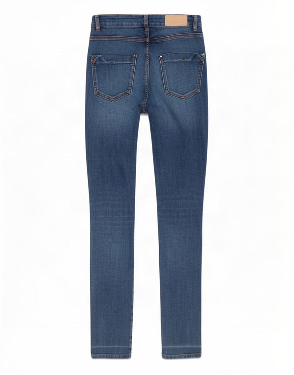 Женские джинсы скинни Zara с высокой посадкой EU 36 XS W26 L2 Синие