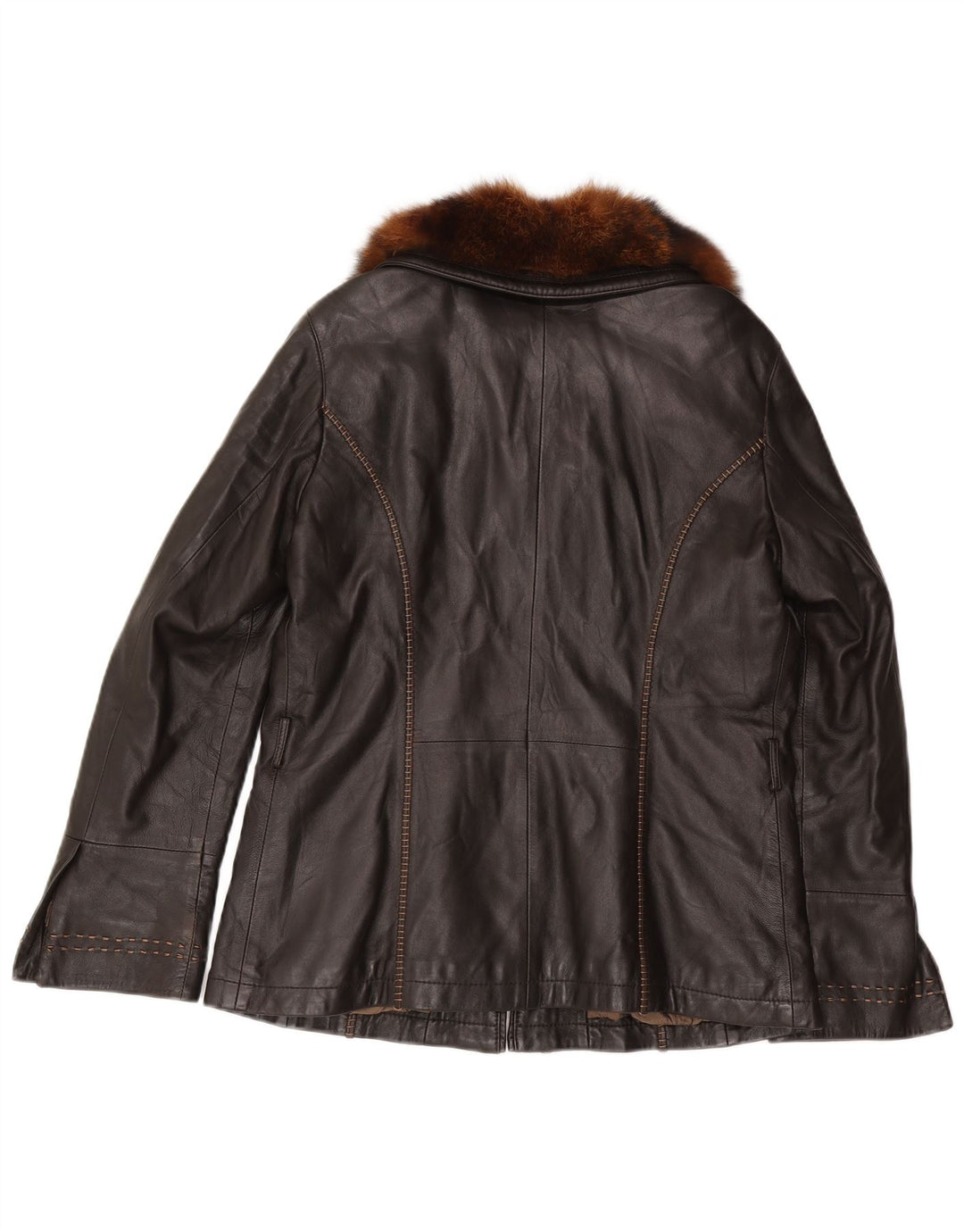 Куртка женская кожаная Mabrun IT 48 XL черная кожа