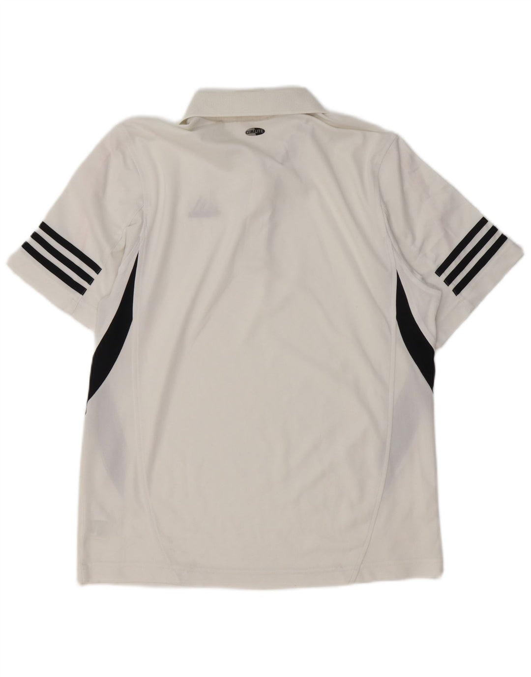 ADIDAS Mens Climalite Polo Shirt UK 36/38 Small White Polyester
