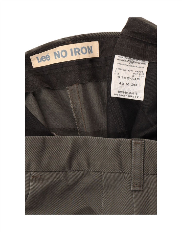 Мужские брюки-чиносы LEE W40 L29, серые, хлопковые