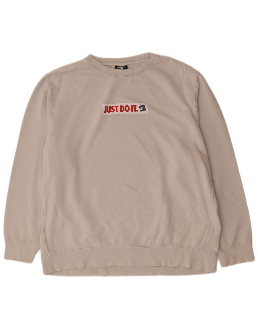 Мужской свитшот с рисунком Nike 2XL, белый хлопок