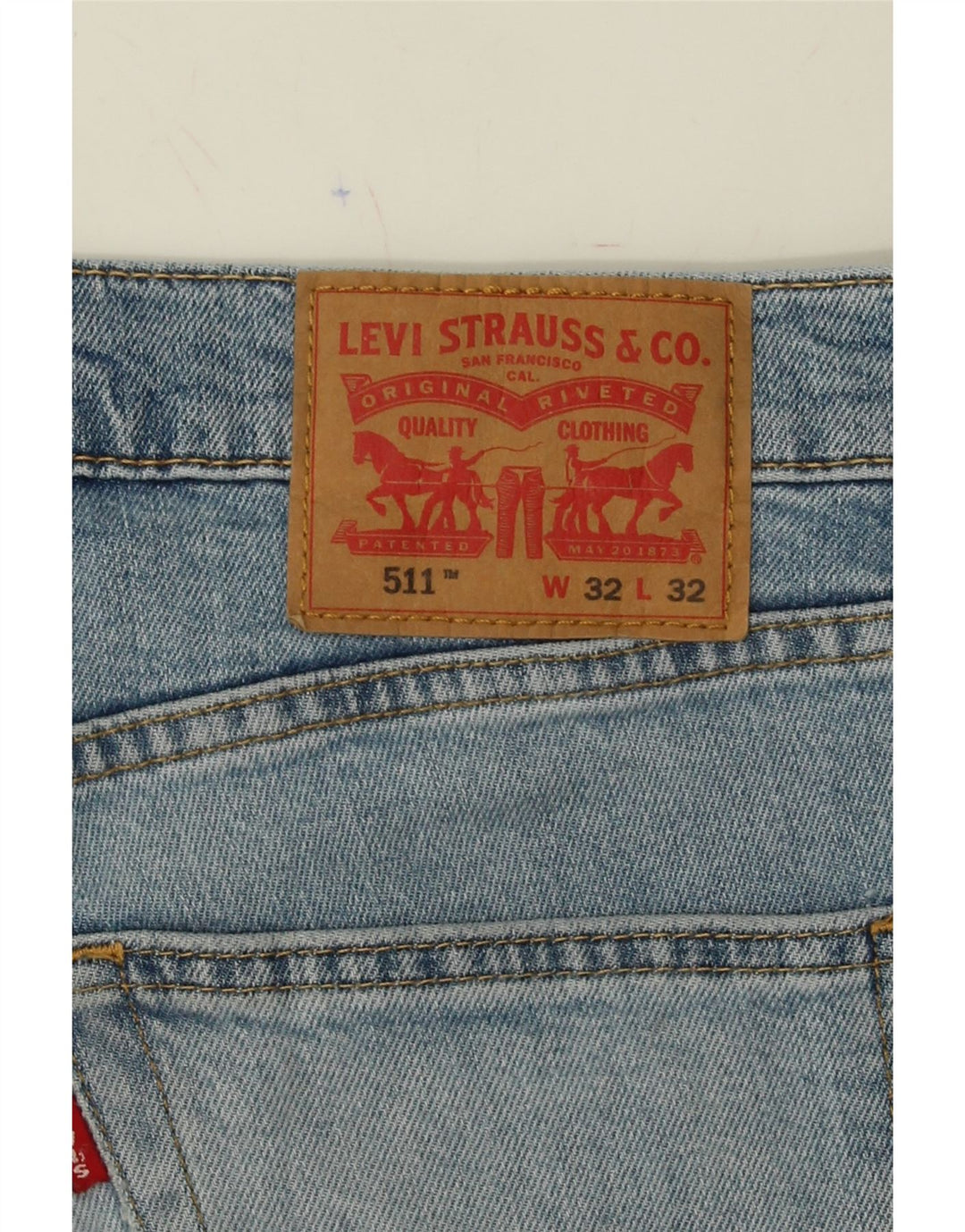 LEVI'S Mens 511 Slim Jeans W32 L32 Blue Vintage Levi's and Second-Hand Levi's from Messina Hembry 
