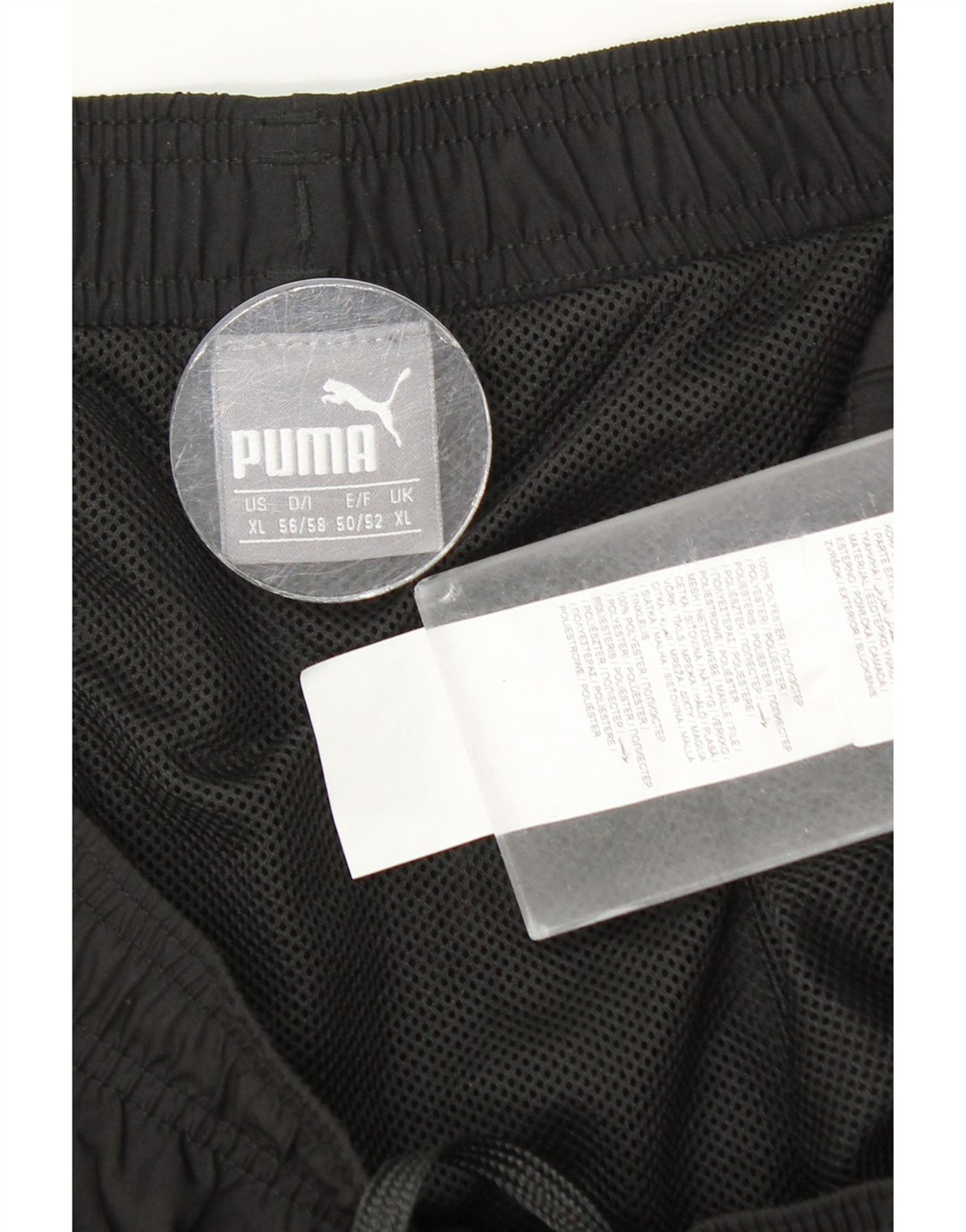 Мужские спортивные шорты Puma с рисунком XL, черные, полиэстер