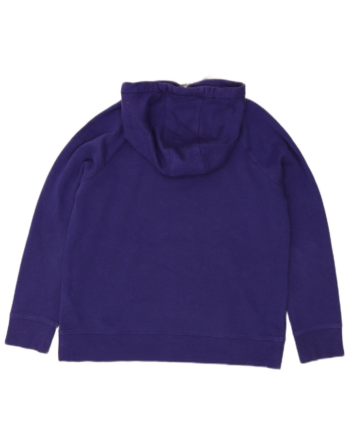 UNDER ARMOUR Mens Graphic Hoodie Jumper Medium Blue Cotton