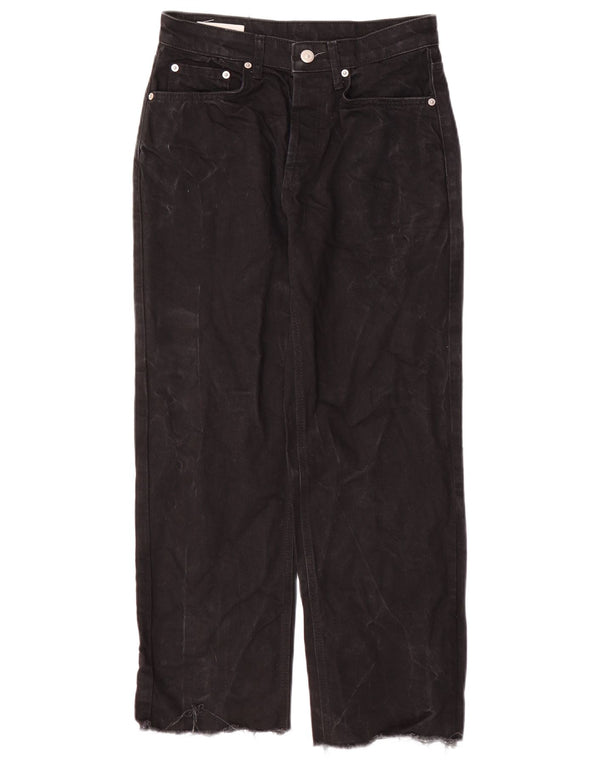 Мужские прямые джинсы Zara EU 38 Small W30 L27, черный хлопок