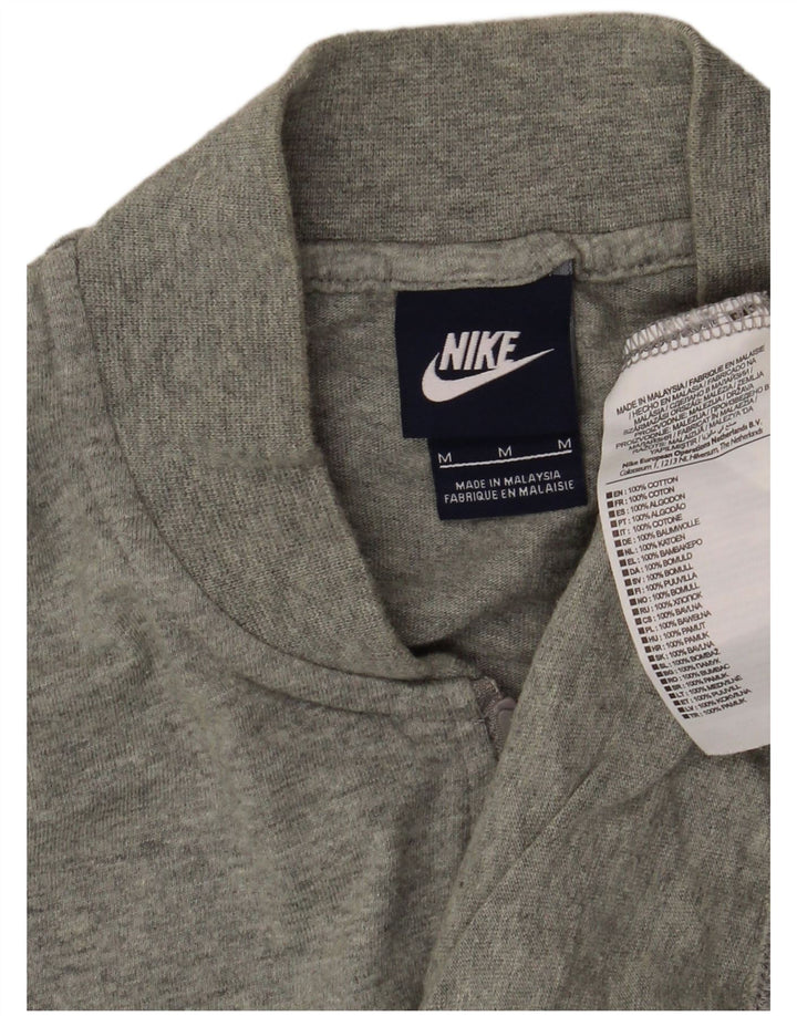 Мужской спортивный костюм NIKE, хлопковая куртка среднего серого цвета