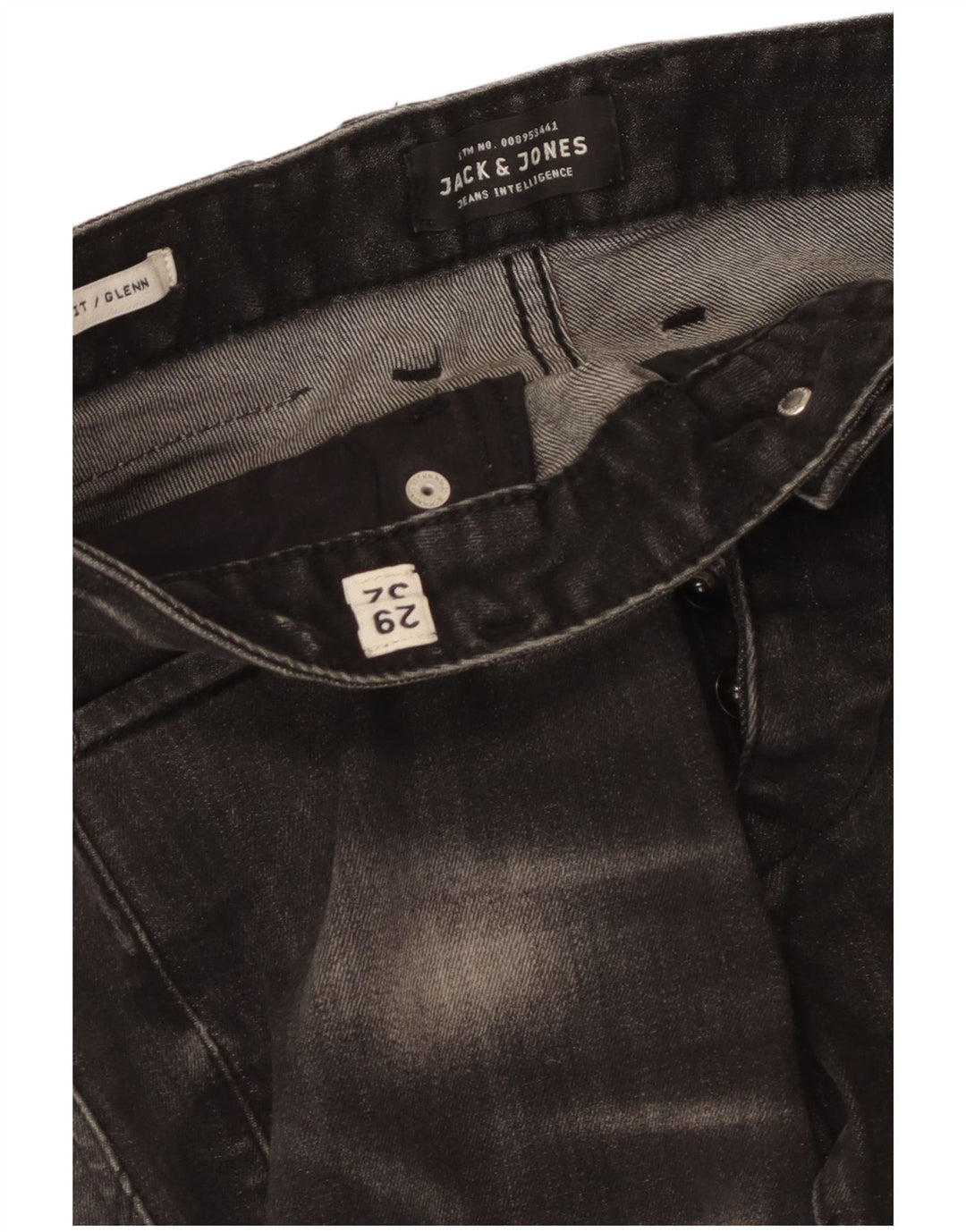 Мужские джинсы GLENN Slim W29 L32 Jack & Jones черные