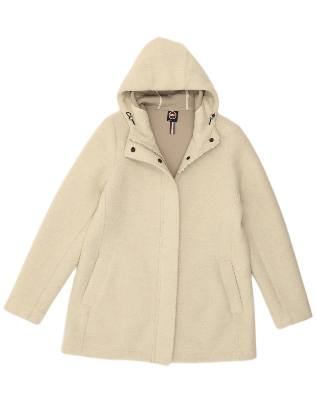 Colmar Женская ветровка с капюшоном UK 14 Medium Off White