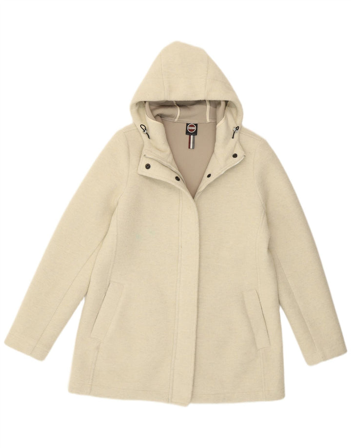 Colmar Женская ветровка с капюшоном UK 14 Medium Off White