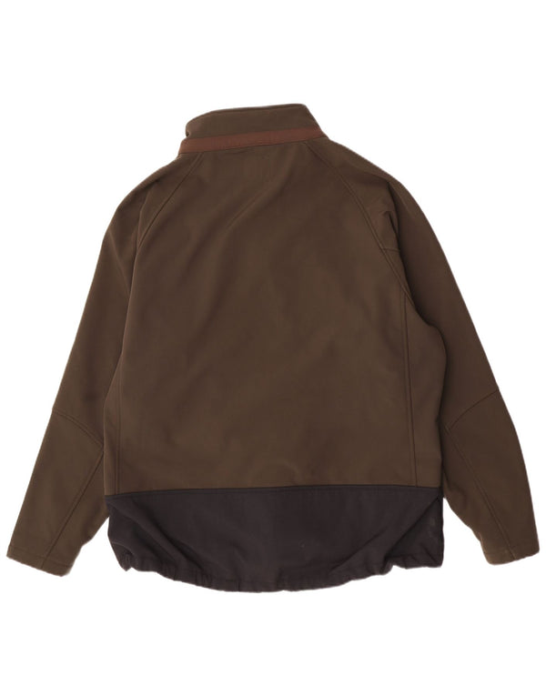 Мужская ветровка Dickies UK 46 3XL Хаки Полиэстер с цветными блоками