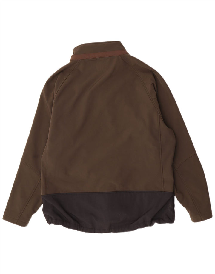 Мужская ветровка Dickies UK 46 3XL Хаки Полиэстер с цветными блоками