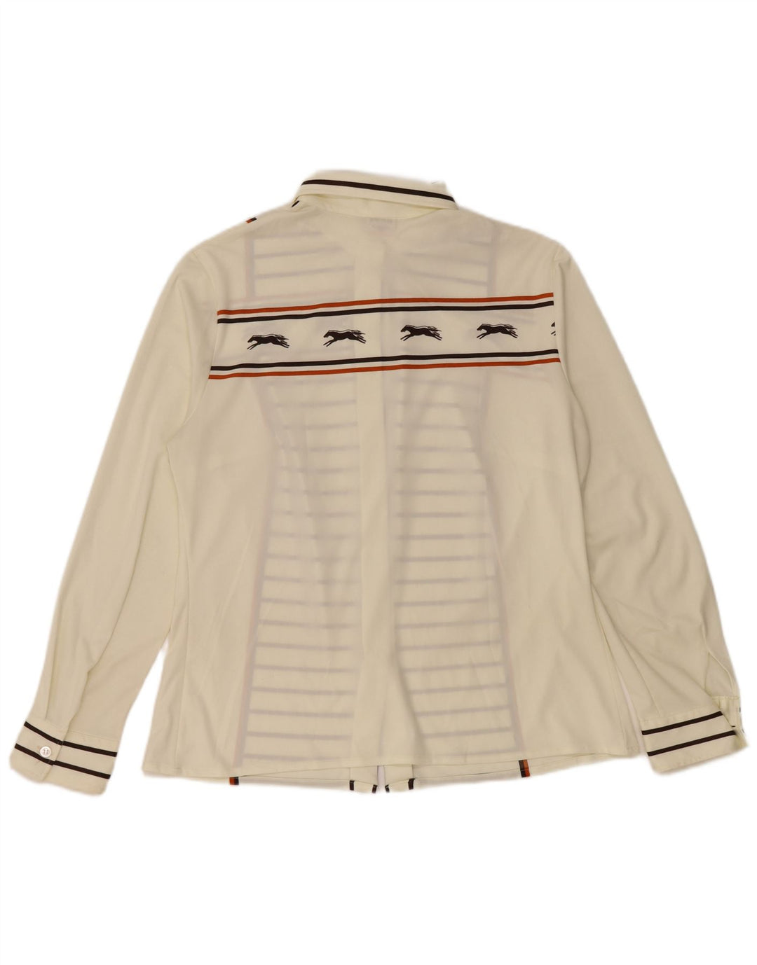 Женская блузка-рубашка HAMMERLE UK 14, большой полиэстер в белую полоску