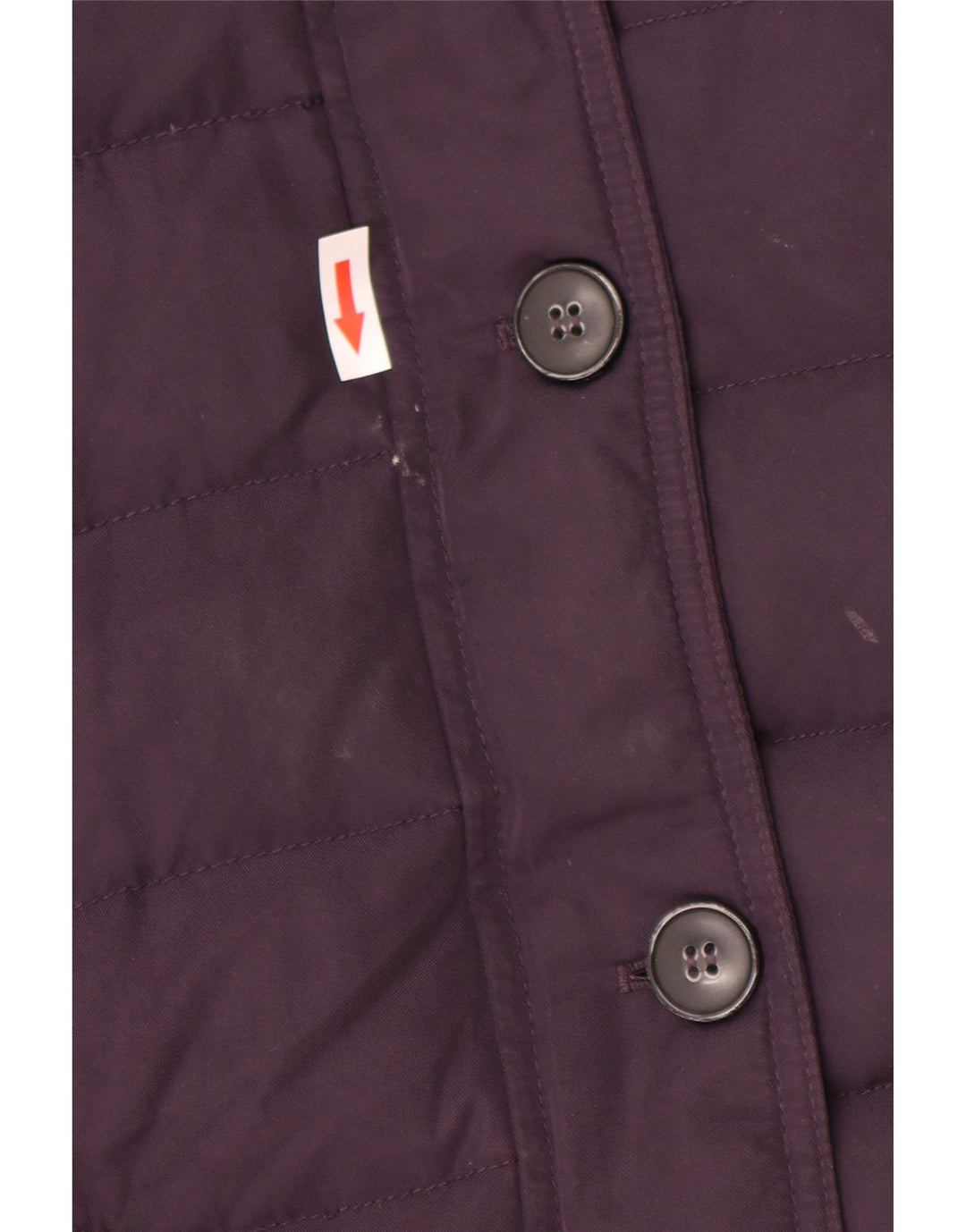 Crew Clothing Женская стеганая куртка с капюшоном UK 10, маленький фиолетовый полиэстер