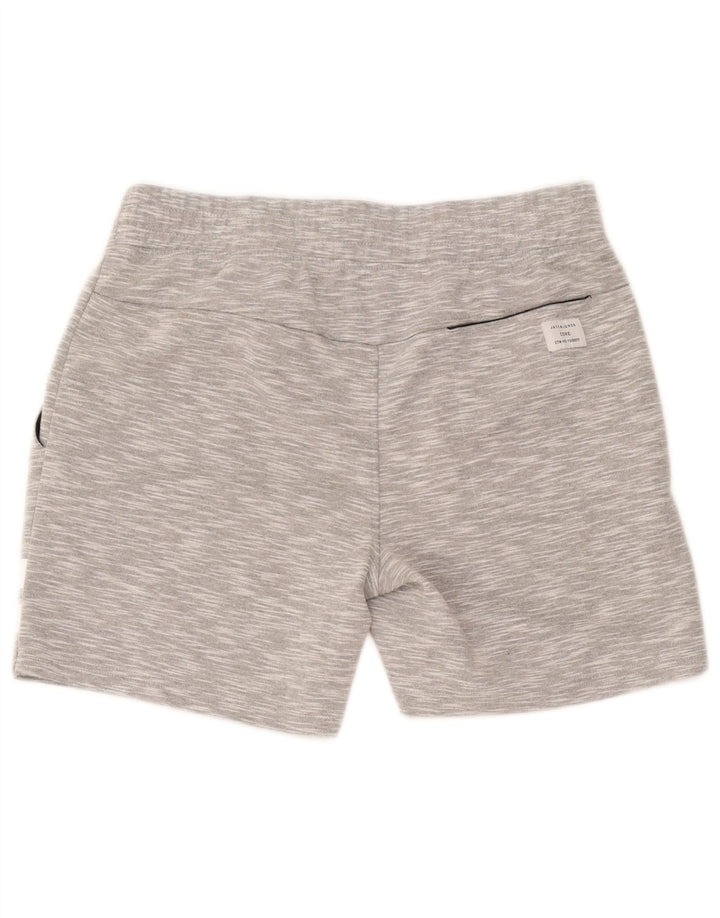 Мужские спортивные шорты Jack & Jones из хлопка среднего серого цвета с крапинками