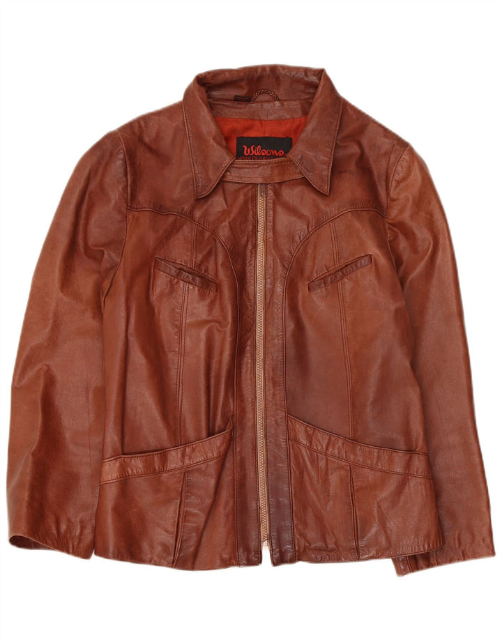 Женская кожаная куртка Wilsons IT 44 Medium Brown Leather