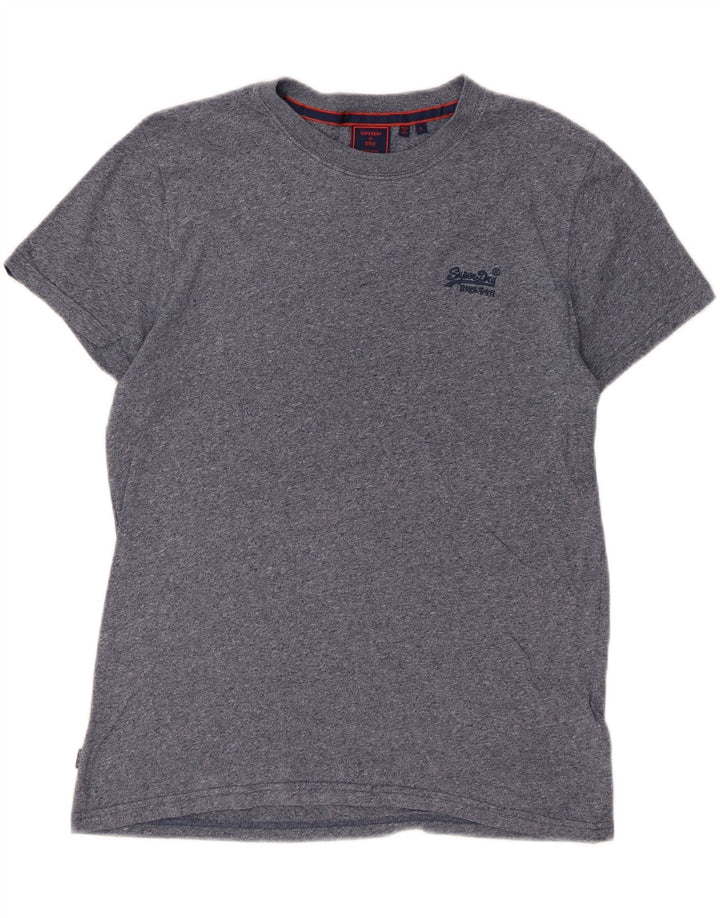 SUPERDRY Mens T-Shirt Top Large Navy Blue Cotton Vintage Superdry and Second-Hand Superdry from Messina Hembry 