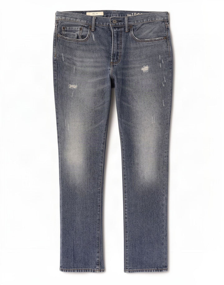 Мужские узкие джинсы Gap W32 L32 синие, хлопок