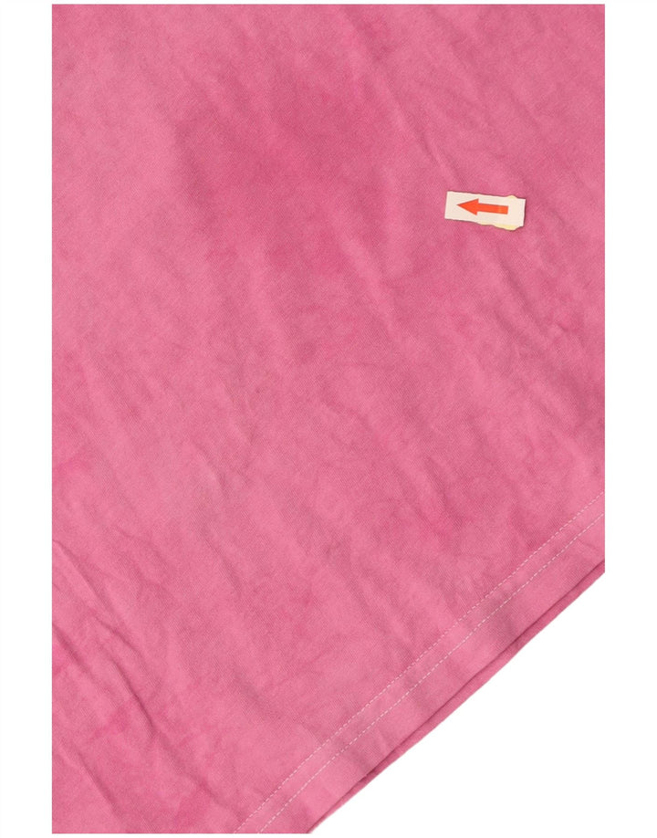 REEBOK Женская футболка с рисунком Top UK 18 XL Розовый хлопок