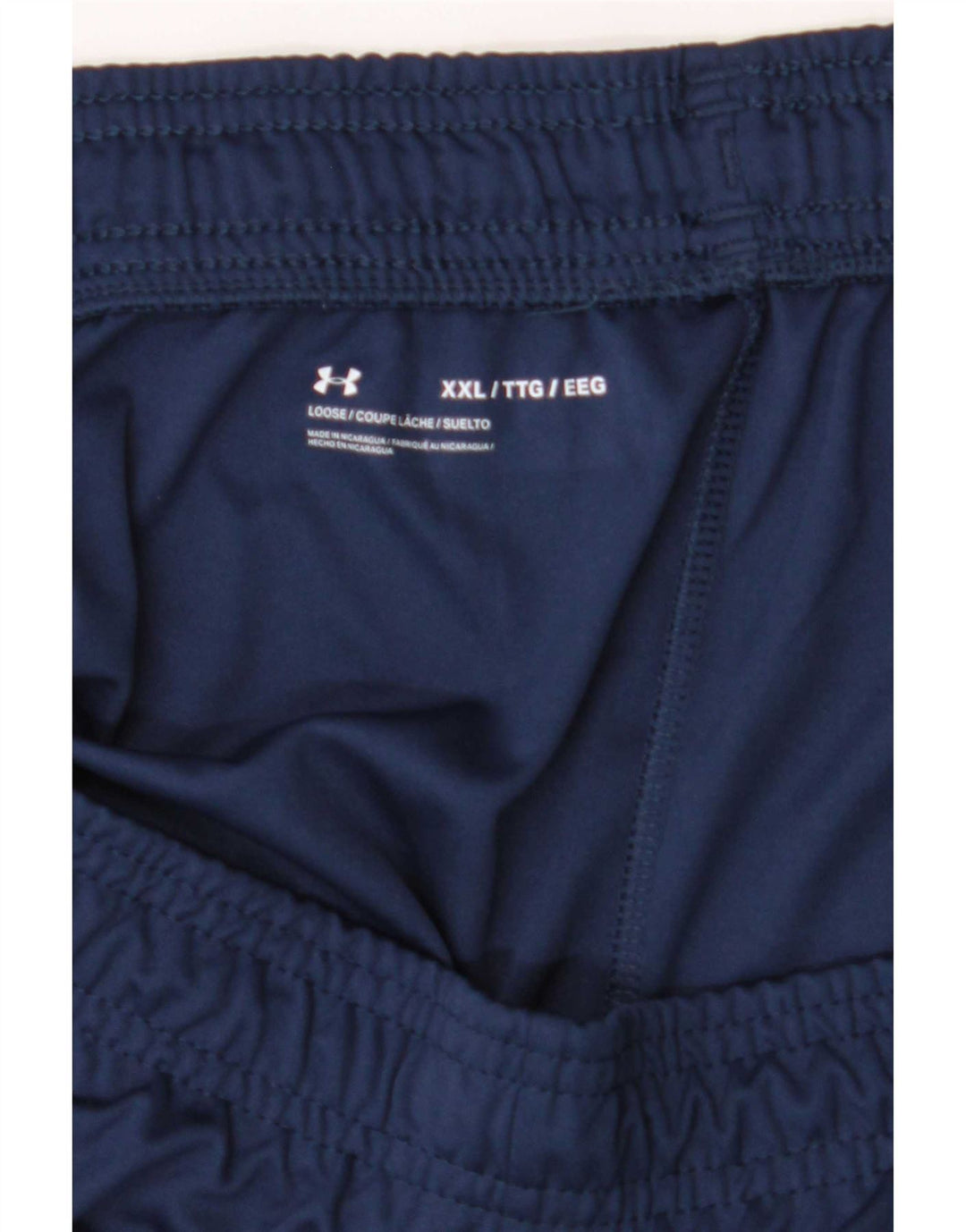 Мужские спортивные шорты свободного кроя Under Armour 2XL, темно-синий, полиэстер