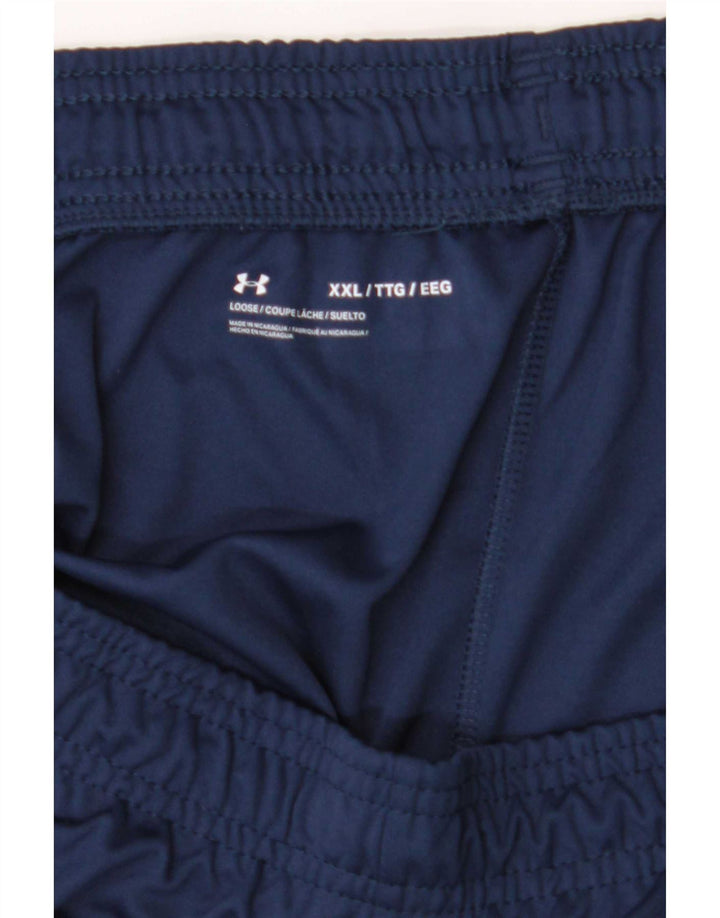 Мужские спортивные шорты свободного кроя Under Armour 2XL, темно-синий, полиэстер