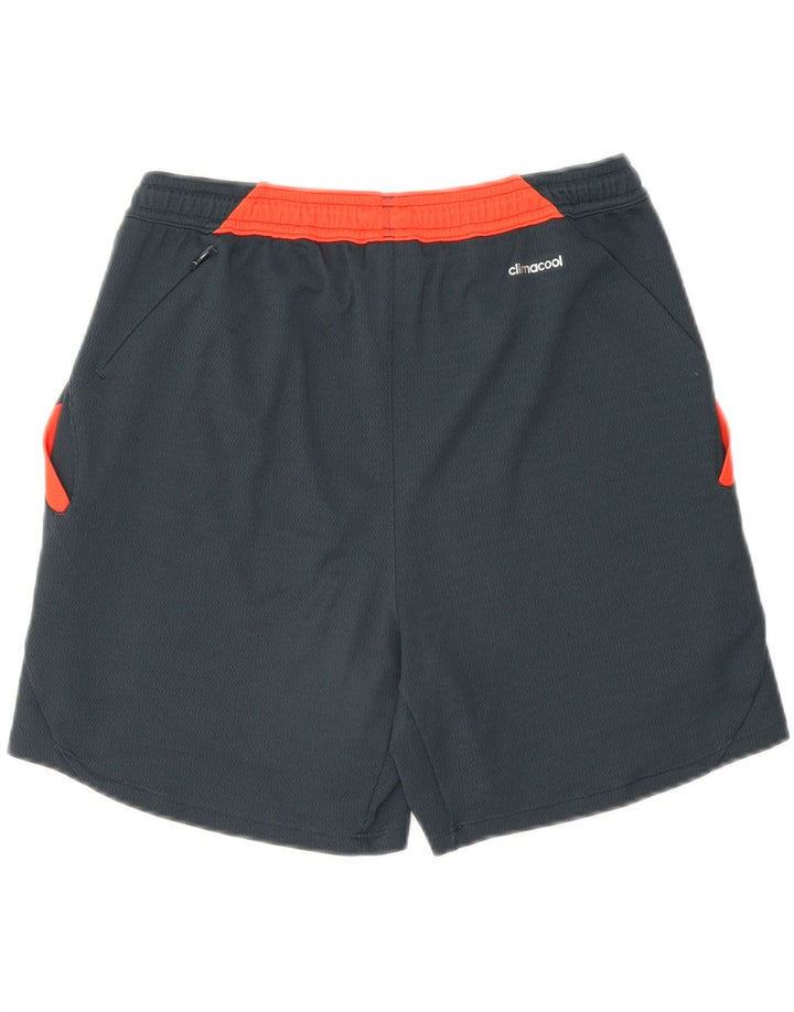 Мужские спортивные шорты Adidas Climacool XS темно-синие из полиэстера
