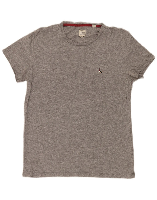 Мужская футболка Jack Wills Top 2XS Серый хлопок в крапинку
