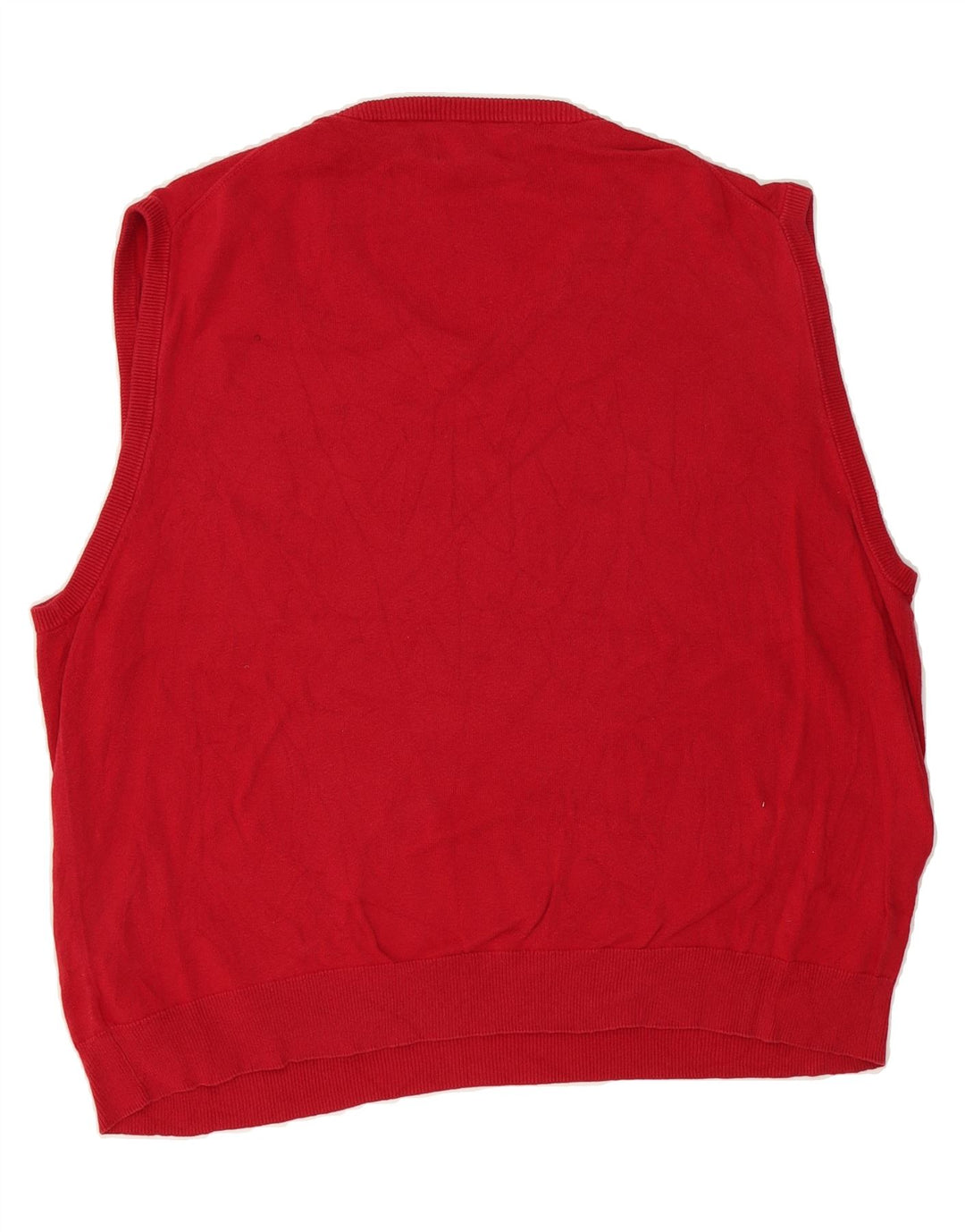 CHAPS Mens Vest Tank Top 2XL Red Cotton Vintage Chaps and Second-Hand Chaps from Messina Hembry 