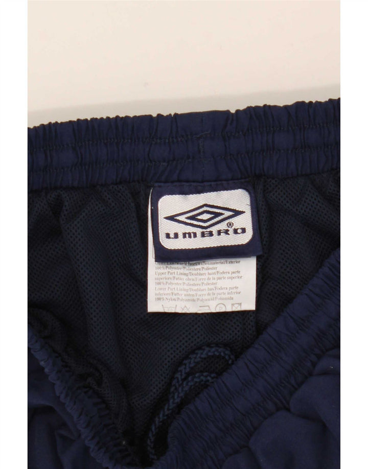 Мужские спортивные брюки Umbro, брюки для бега, средние, темно-синие, нейлоновые