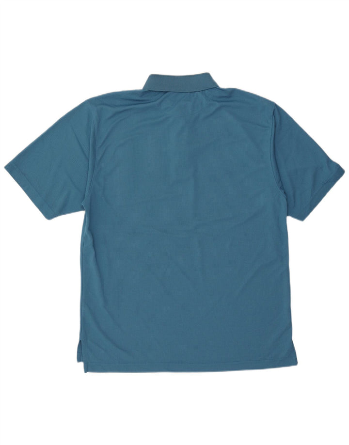 Мужская рубашка-поло Dockers, большая синяя, полиэстер