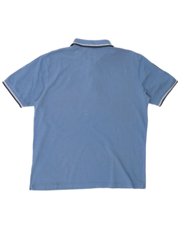 Мужская рубашка-поло DIADORA XL, синяя, хлопок