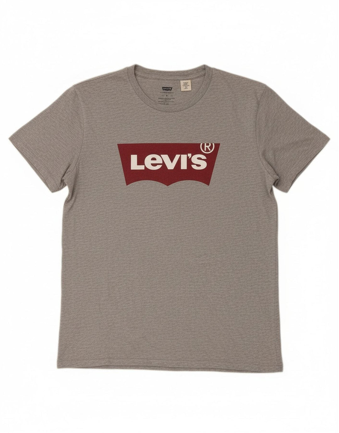 Мужская футболка с рисунком Levi's, средний серый цвет