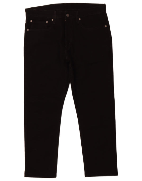 Мужские зауженные зауженные джинсы LEVI'S 512 W34 L25, черный хлопок