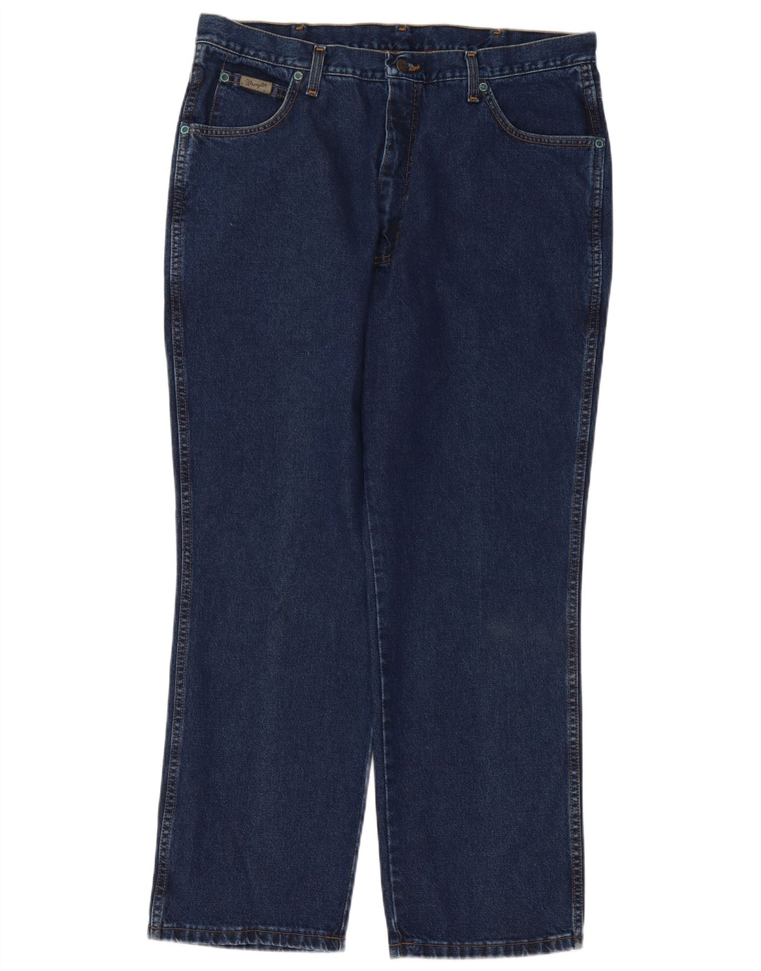 Мужские прямые джинсы Wrangler Ohio W38 L30, синий хлопок
