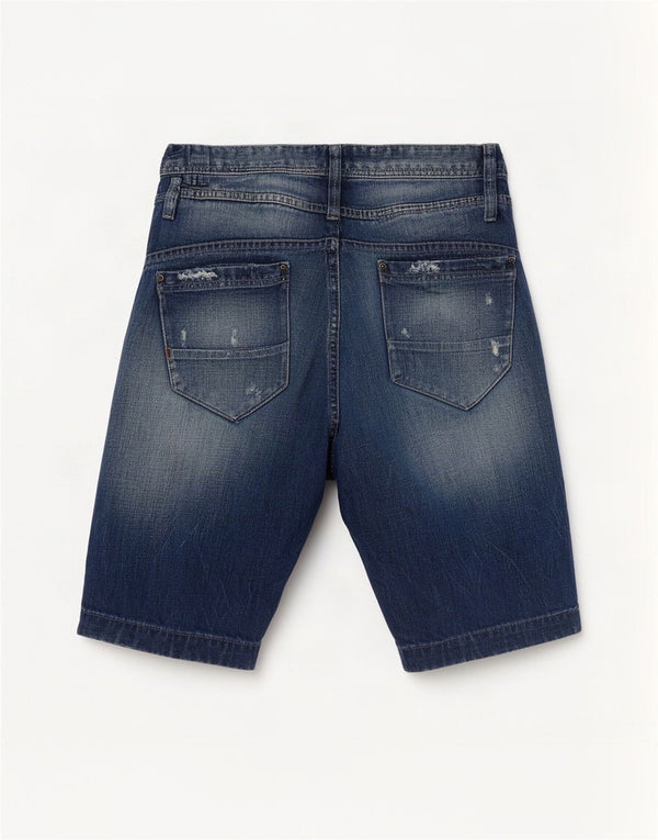 Мужские джинсовые шорты Jack & Jones Medium W32, синие, хлопок